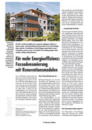 Für mehr Energieeffizienz: Fassadensanierung mit Renovationsmodulen