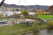 Assembly work on the bridge