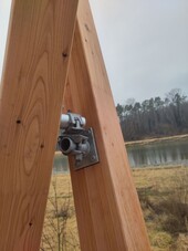 Connection of the lattice bars