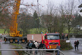 Montage vom Lkw aus