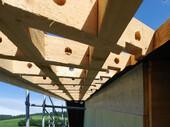 Construction de l'auvent