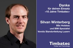 10 ans de fidélité à l'entreprise, merci Silvan Winterberg