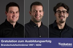 Félicitations pour la formation de protection incendie VKF / AEAI